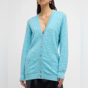 Versace x Dua Lipa wool-knit cardigan NWT
